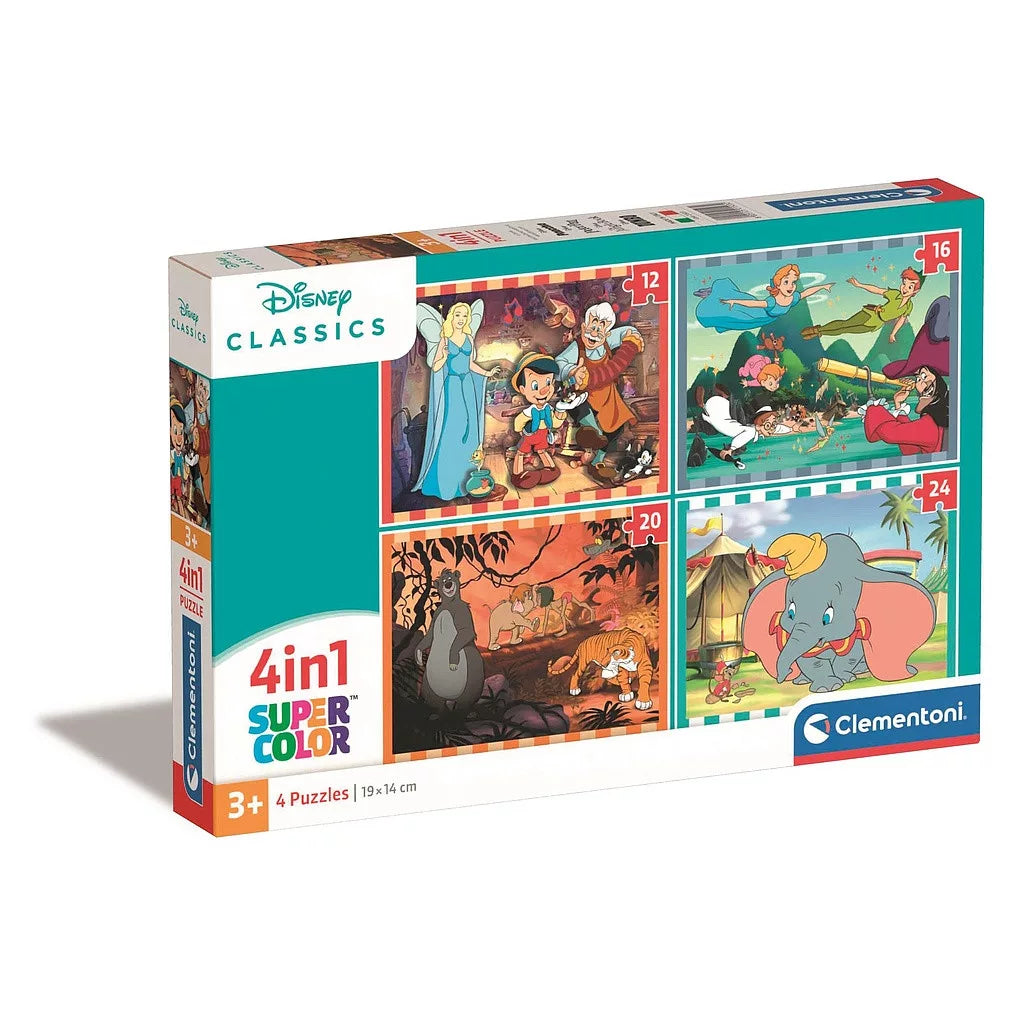 Puzzle 4 en 1 Disney classic