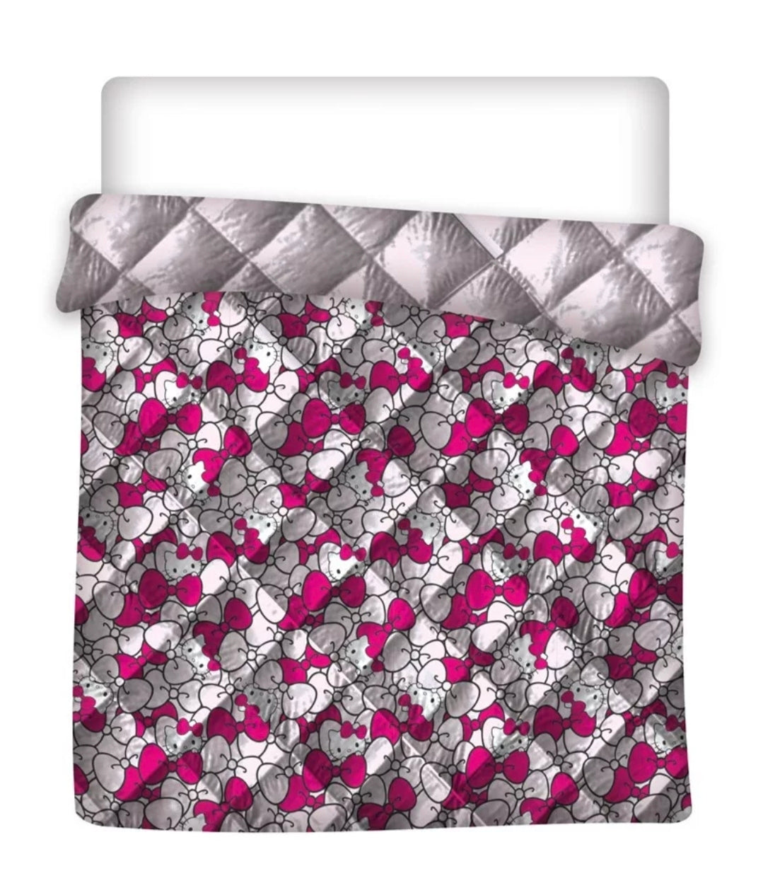 Couverture réversible Hello kitty 240x220cm (Pré-commande)