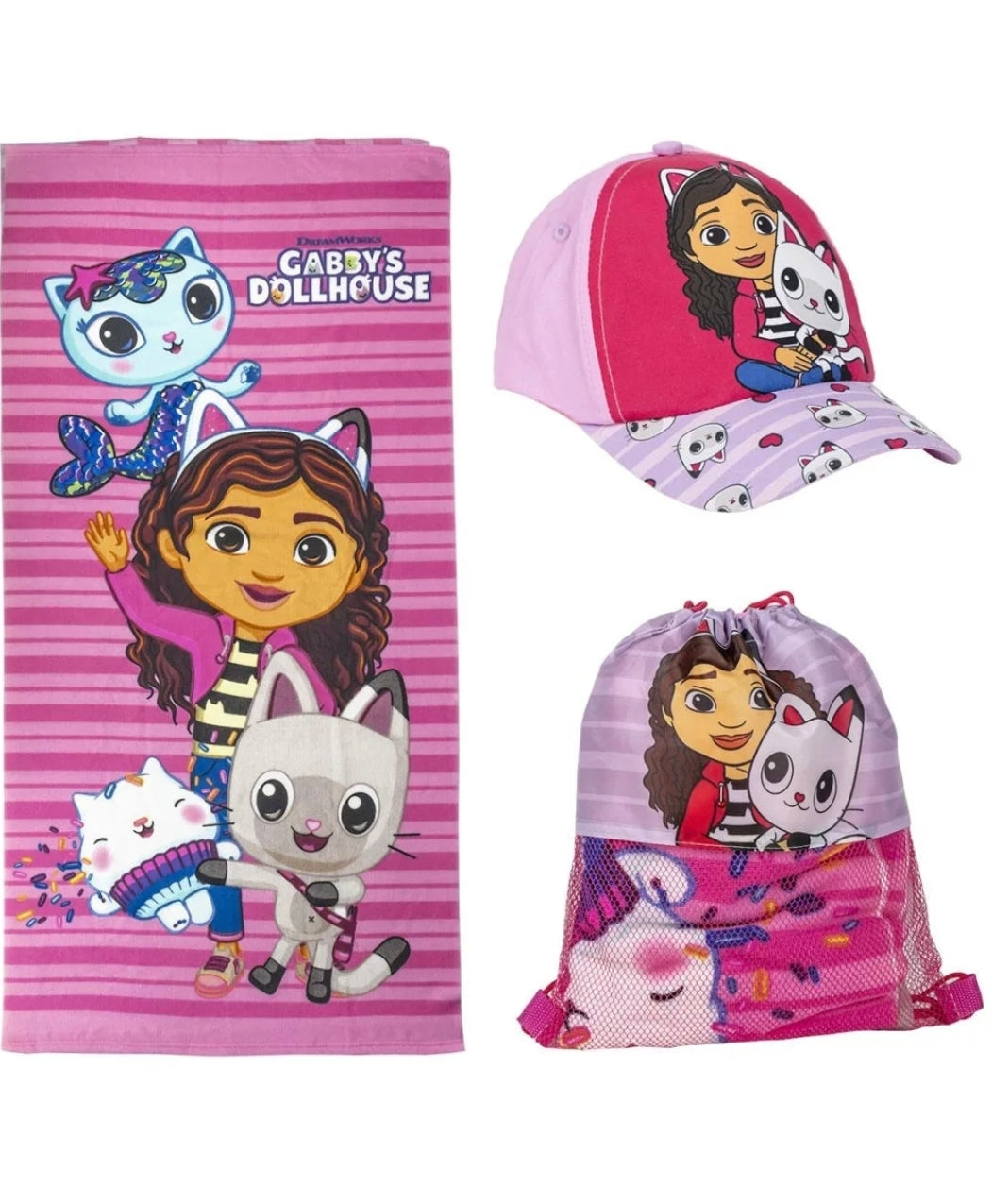 Set de plage 3pcs Gabby chat