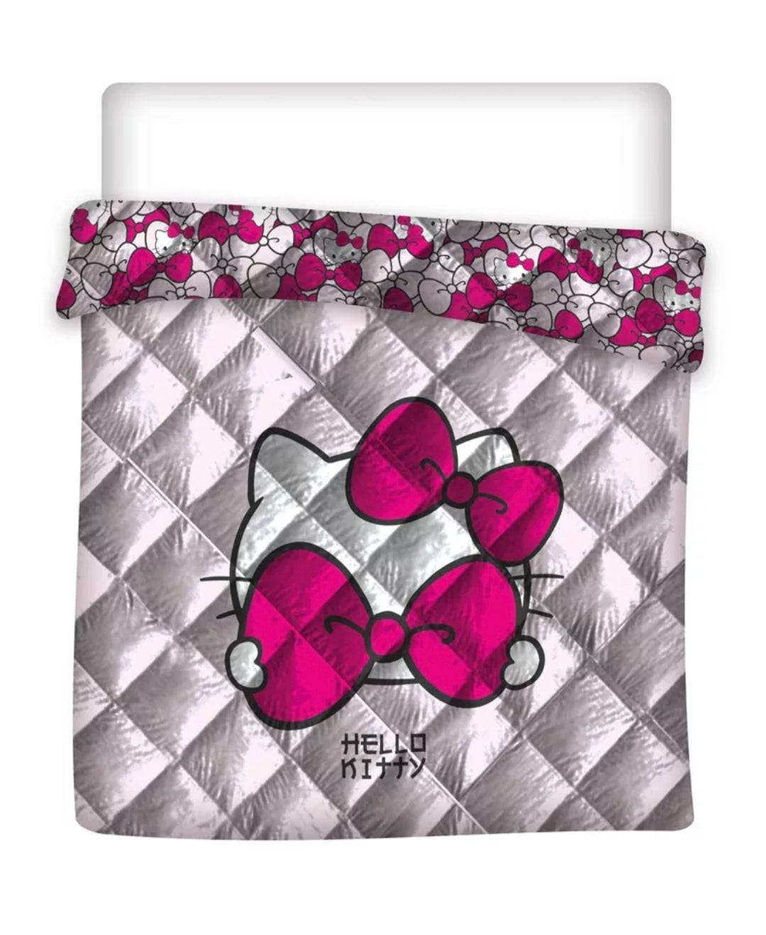 Couverture réversible Hello kitty 240x220cm (Pré-commande)