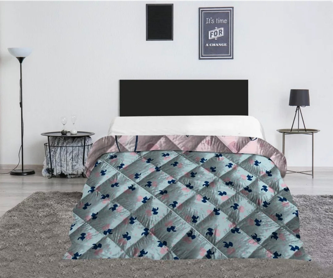 Couverture réversible Stitch 220x240cm (Pré-commande)
