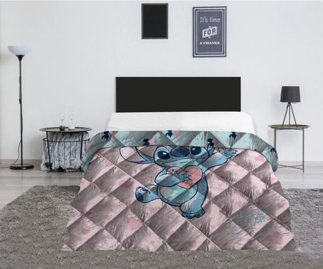 Couverture réversible Stitch 220x240cm (Pré-commande)