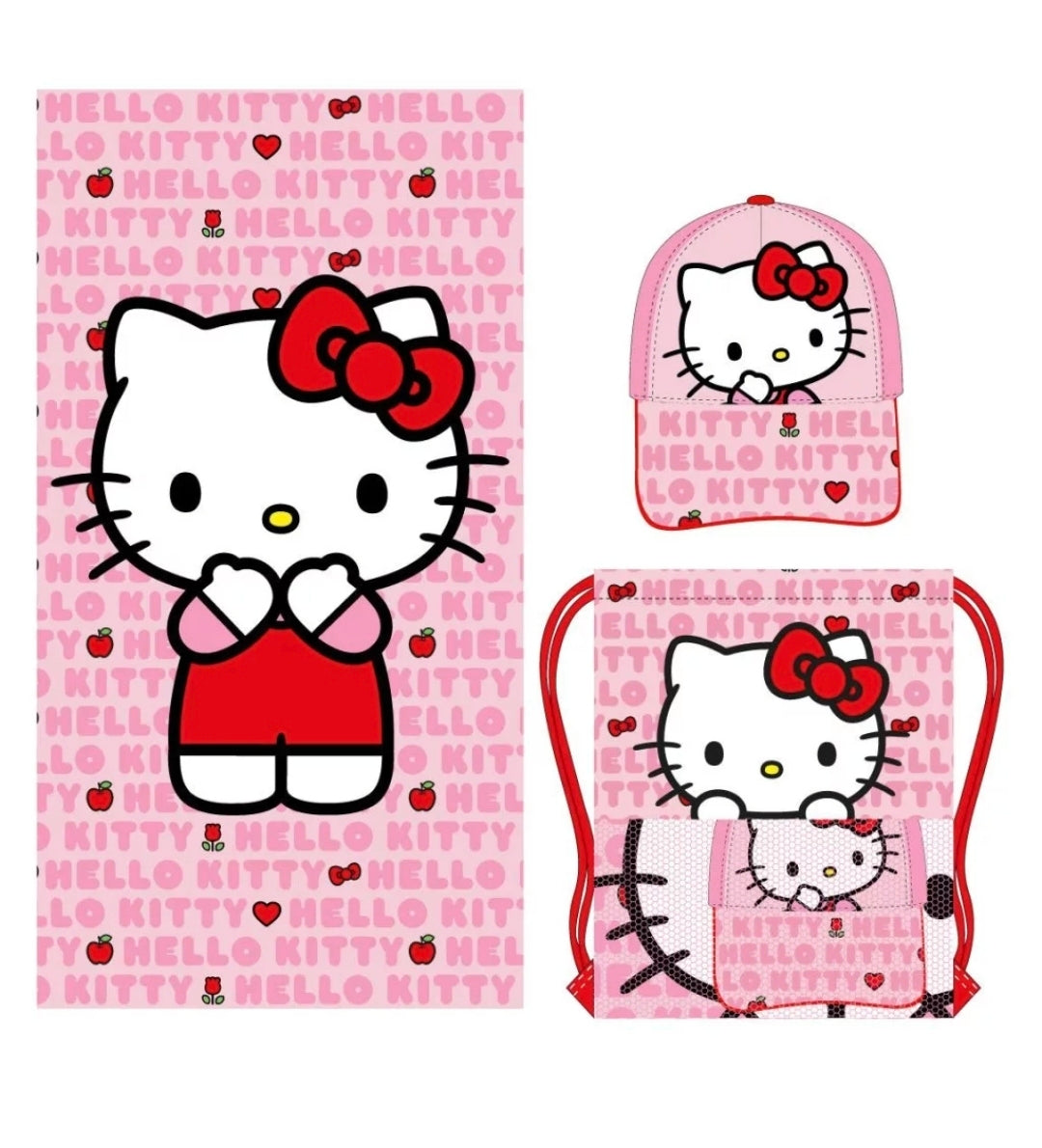 Set de plage 3pcs Hello Kitty