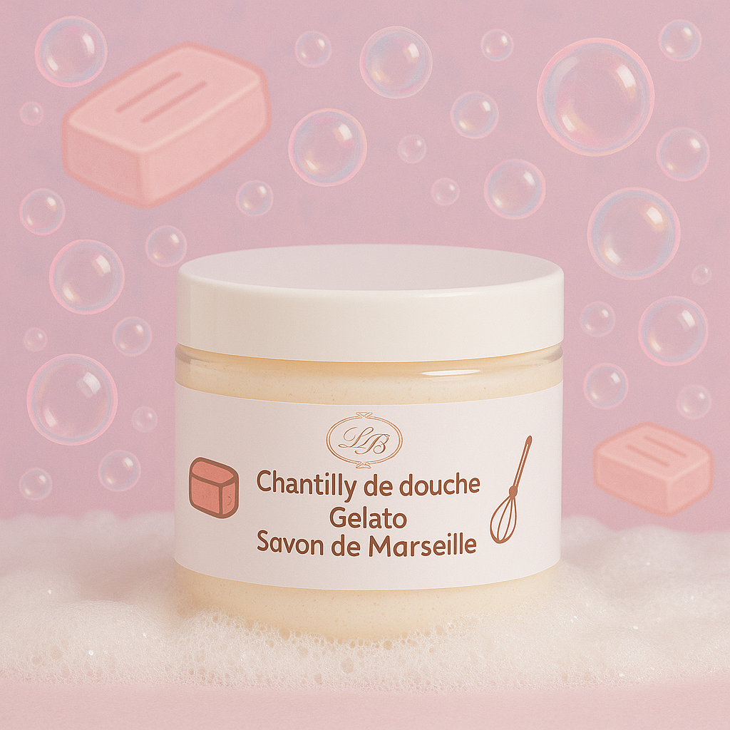 Chantilly de douche parfum Savon de Marseille