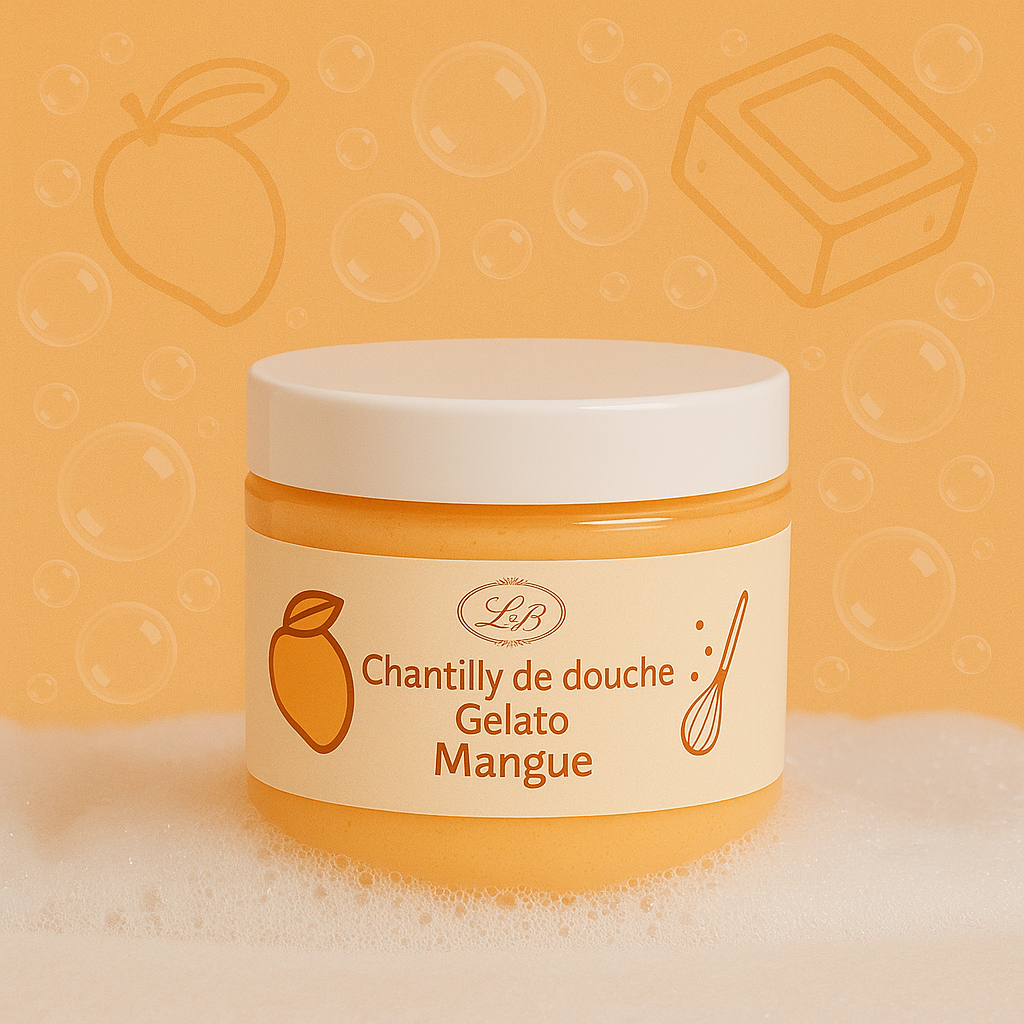 Chantilly de douche parfum Mangue