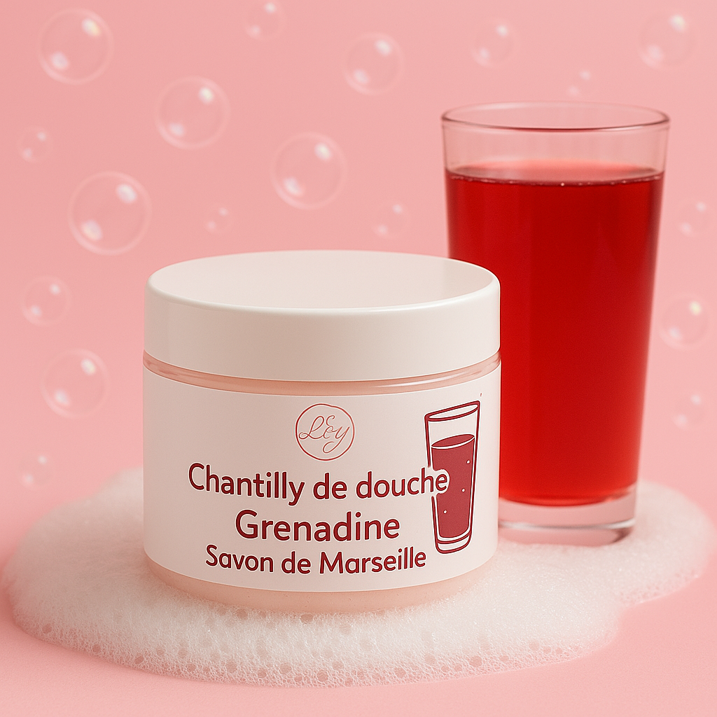 Chantilly de douche parfum Grenadine