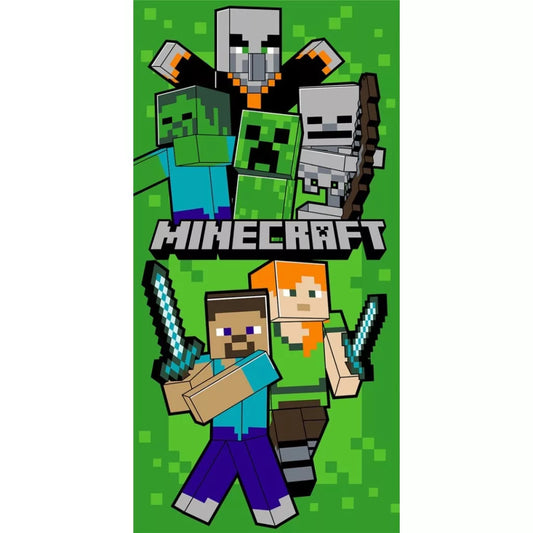 Serviette de plage Minecraft 70x140cm