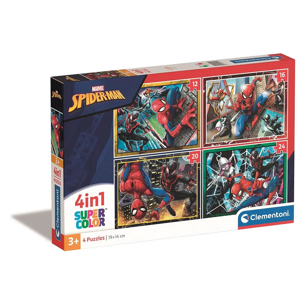 Puzzle 4 en 1 Spiderman