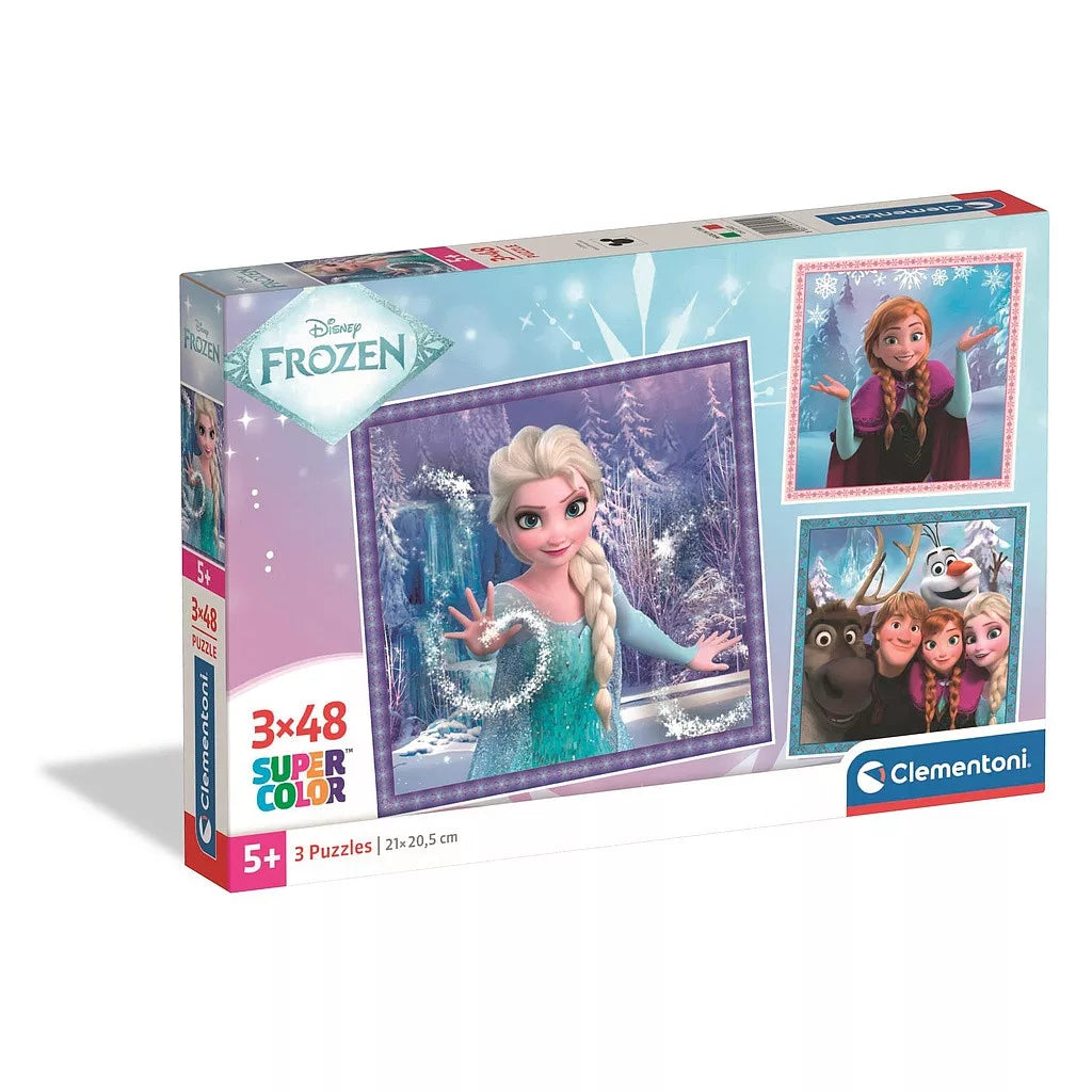 Puzzle 3 en 1 Reine des neiges