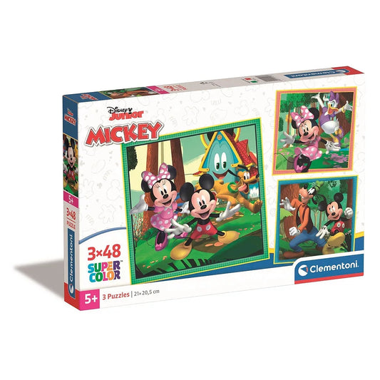 Puzzle 3 en 1 Mickey et ses amis