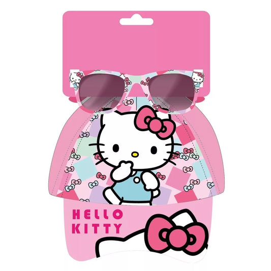 Lot Casquette + Lunette Hello Kitty