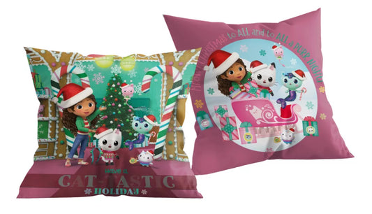 Coussin de Noel Gabbychat