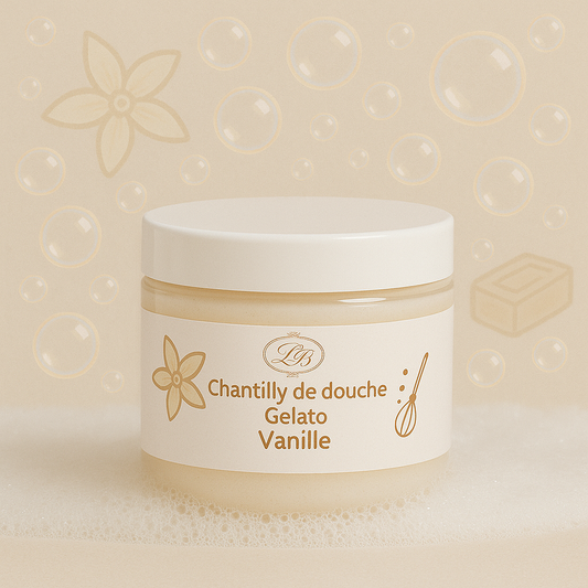 Chantilly de douche parfum Vanille