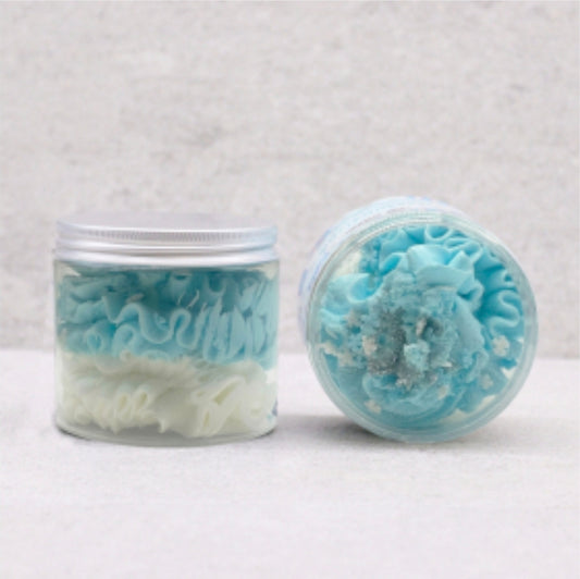 Chantilly de douche parfum Noël blanc