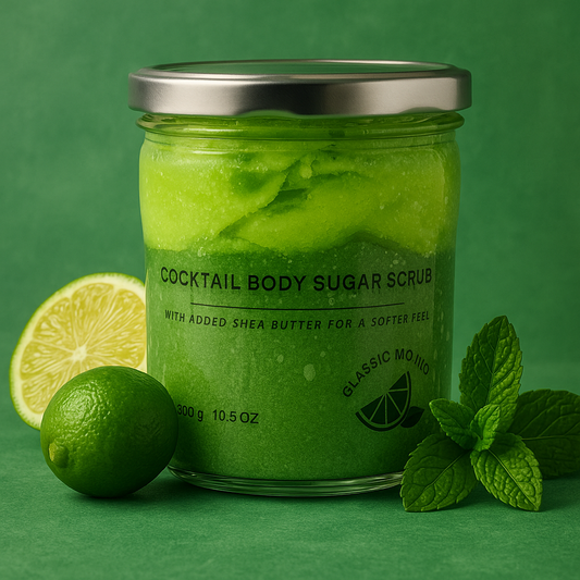 Gommage corporel au sucre parfumé/ Mojito 300gr