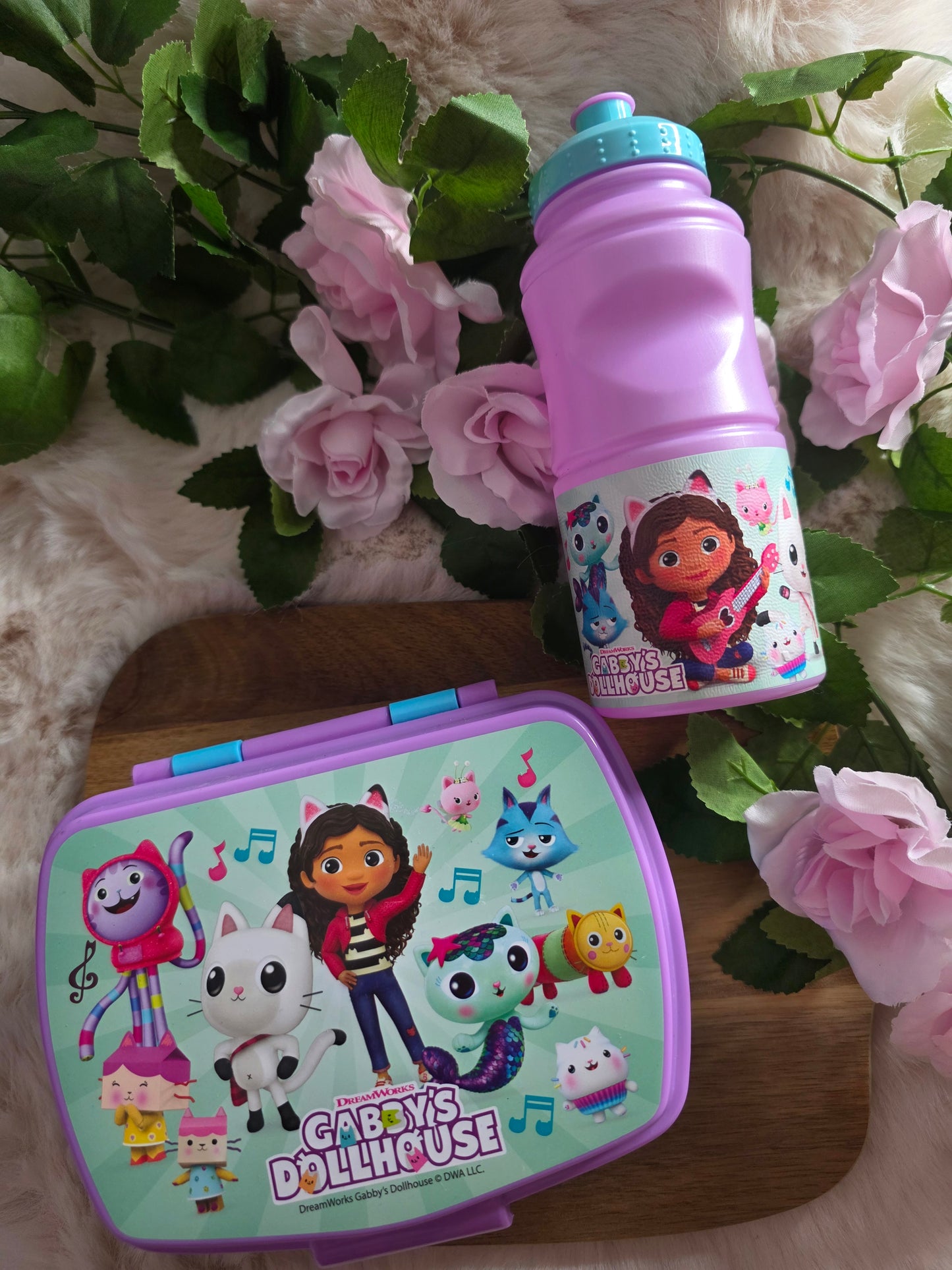 Boite lunch + gourde Gabbychat