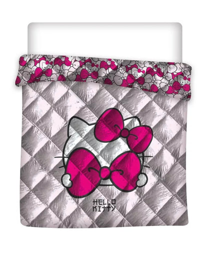 Couverture réversible Hello kitty 240x220cm (Pré-commande)