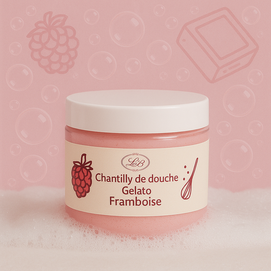 Chantilly de douche parfum Framboise