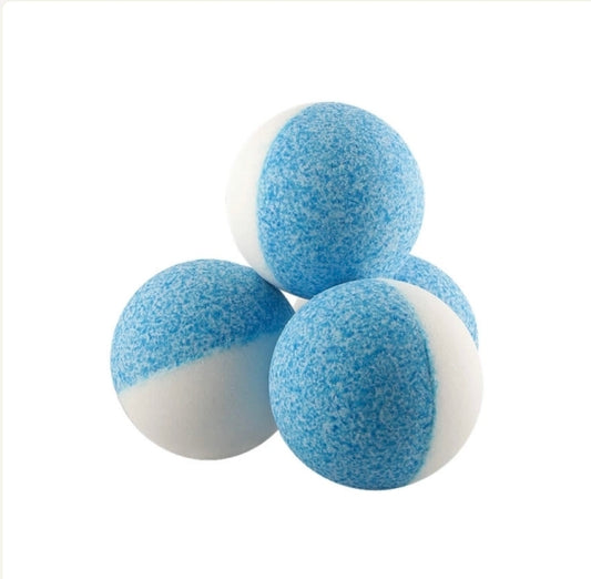 Bombes de bain 125gr bicolore parfum Fleur de coton