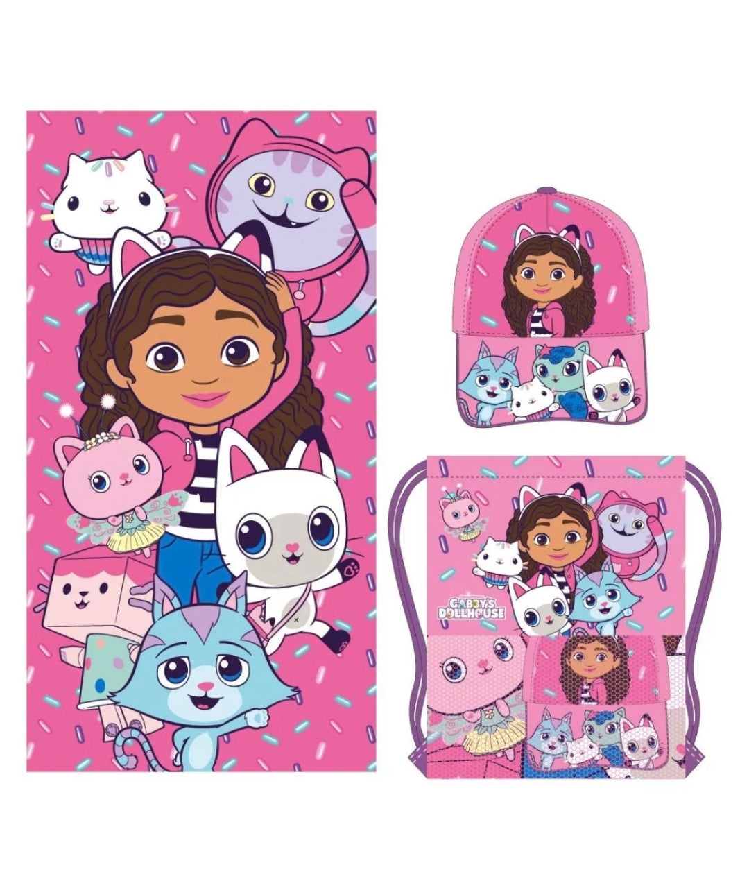 Set de plage 3pcs Gabby chat