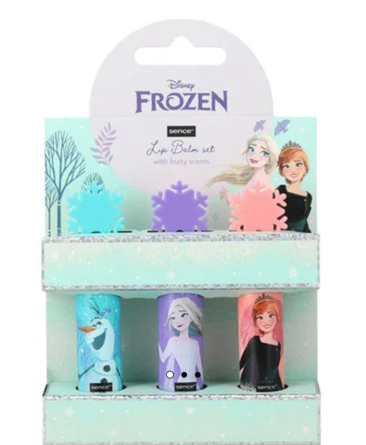 Trio de baume a lèvres Reine des neiges
