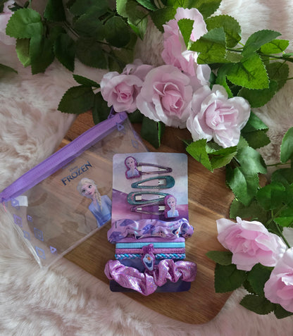 Set d'accessoires cheveux Reine des neiges 11 pièces