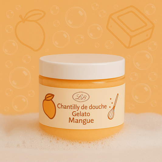 Chantilly de douche parfum Mangue