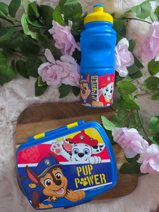 Boite lunch + gourde Pat'patrouille